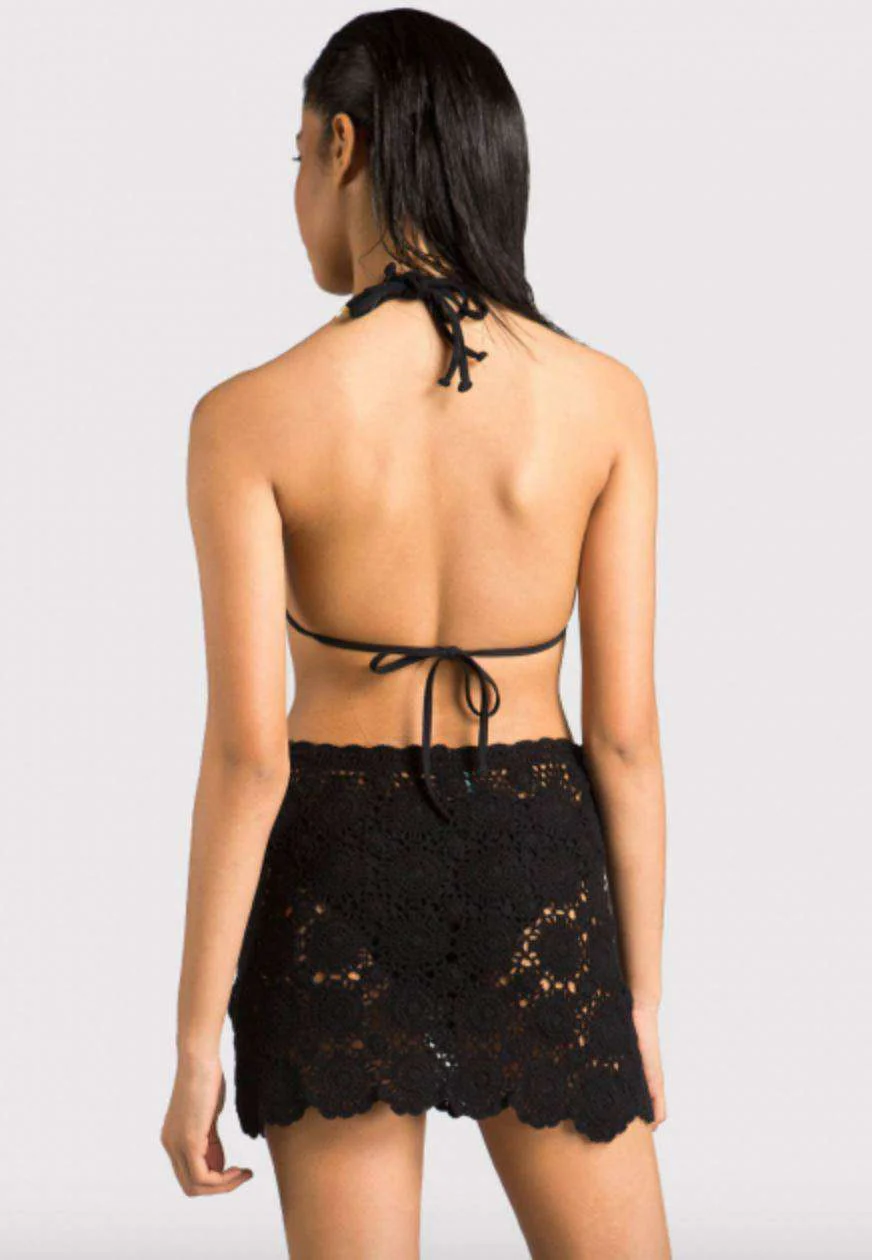 MELISSA ODABASH AMANDA CROCHET SKIRT SMALL - Image 2
