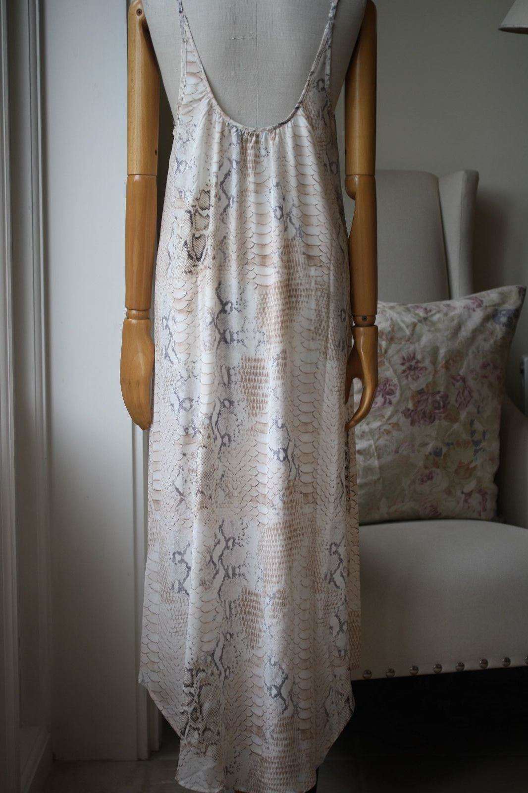 MELISSA ODABASH AVA SNAKE-PRINT SILK DRESS - Image 3