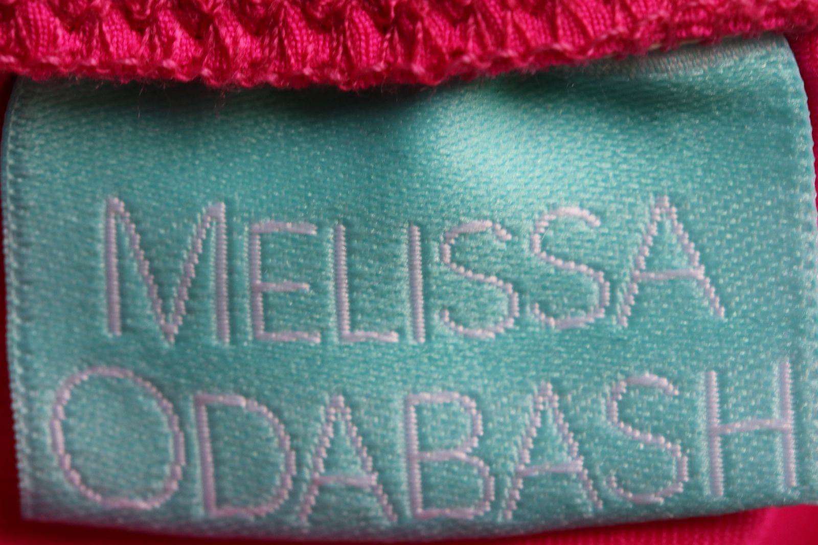 MELISSA ODABASH BABY GIRLS KIDS PINK NEW YORK CROSS-BACK BIKINI 4 YEARS - Image 3