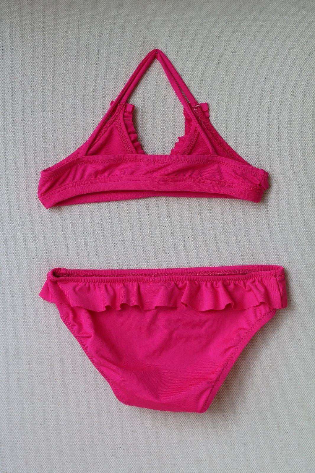 MELISSA ODABASH BABY GIRLS KIDS PINK NEW YORK CROSS-BACK BIKINI 4 YEARS - Image 5