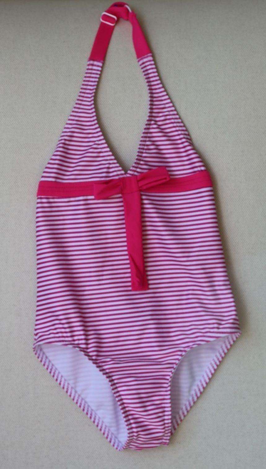 MELISSA ODABASH BABY MADDIE HALTER PINK STRIPE SWIMSUIT 4 YEARS - Image 4