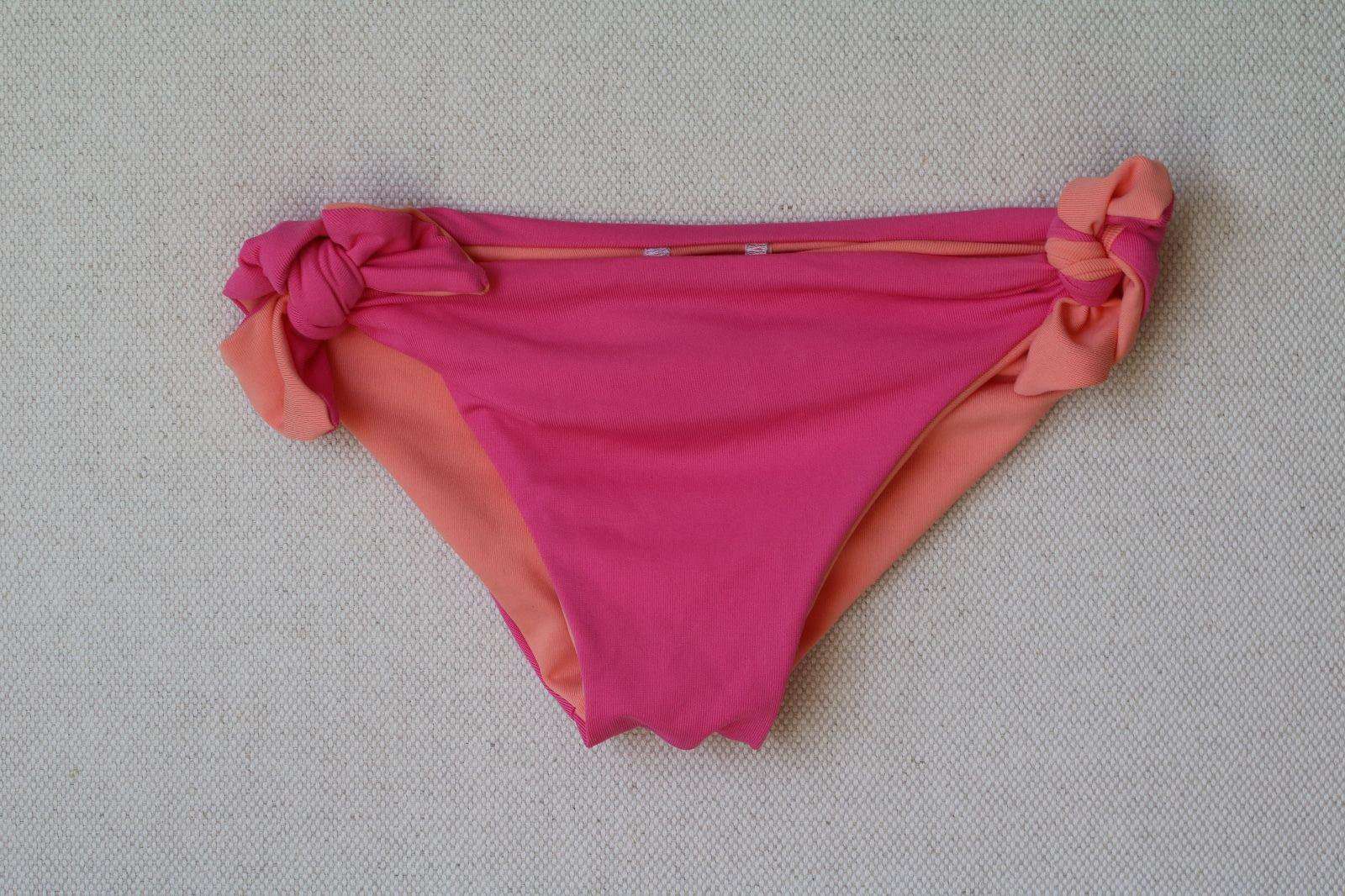 MELISSA ODABASH BABY REVERSIBLE PINK AND ORANGE BIKINI BOTTOMS 2 YEARS