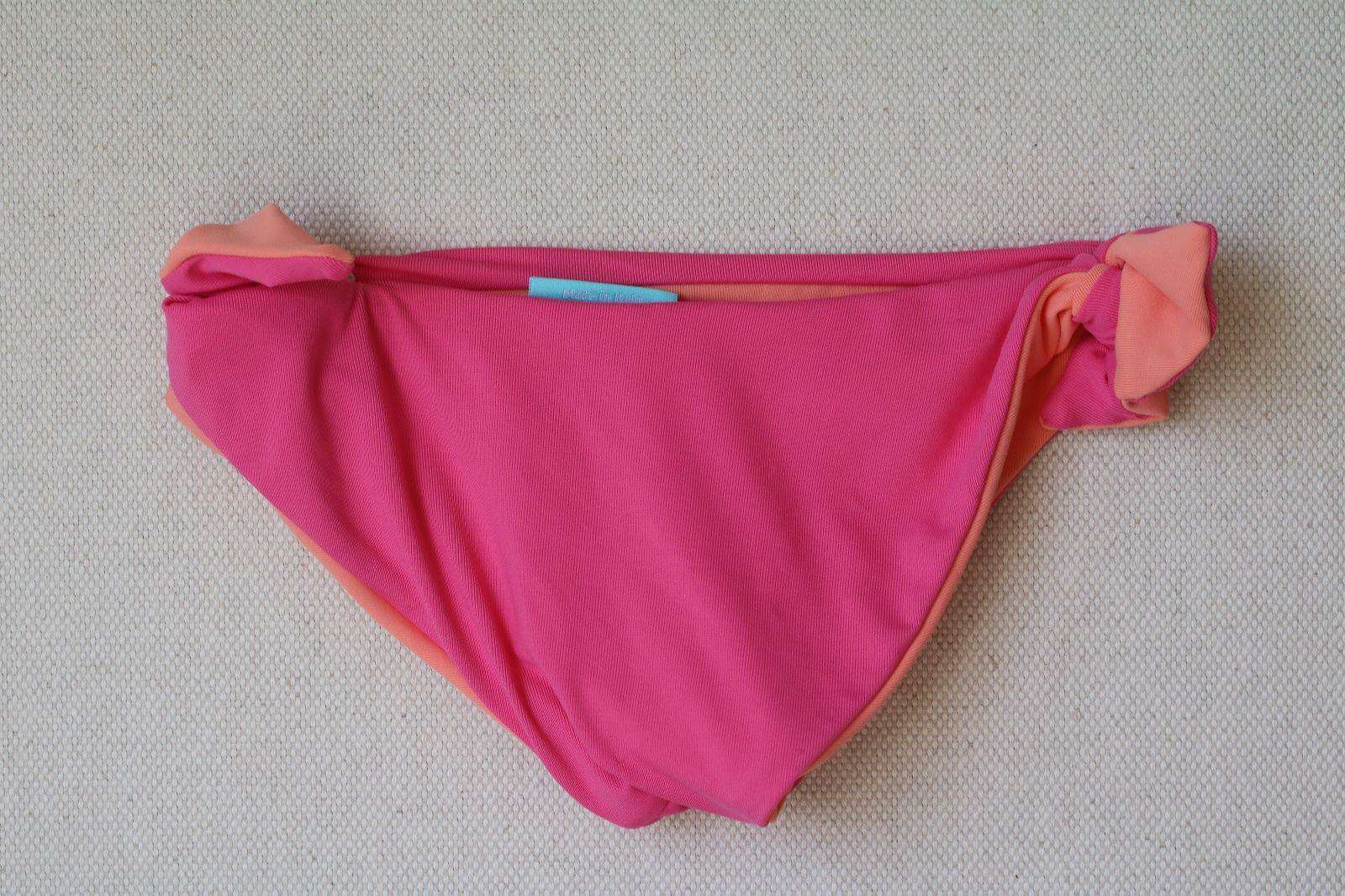 MELISSA ODABASH BABY REVERSIBLE PINK AND ORANGE BIKINI BOTTOMS 2 YEARS - Image 2