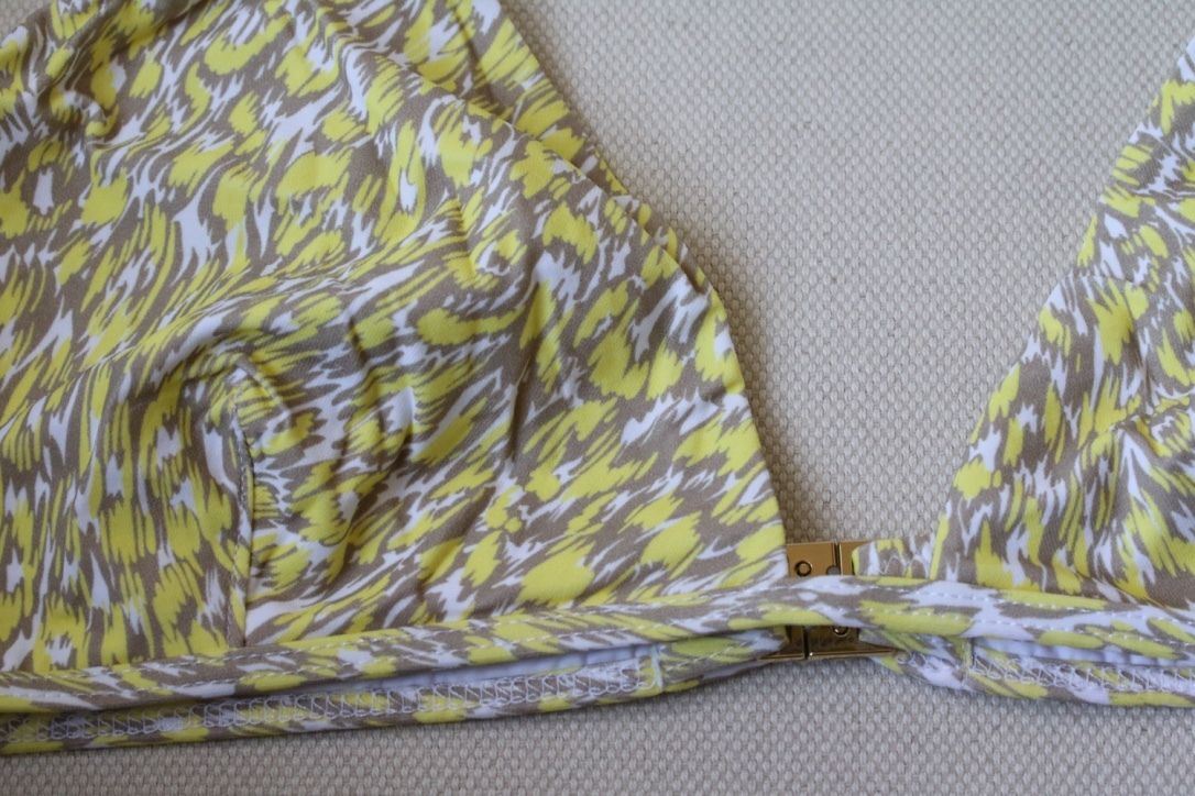MELISSA ODABASH BALI YELLOW PRINT BIKINI UK 10/14 - Image 6
