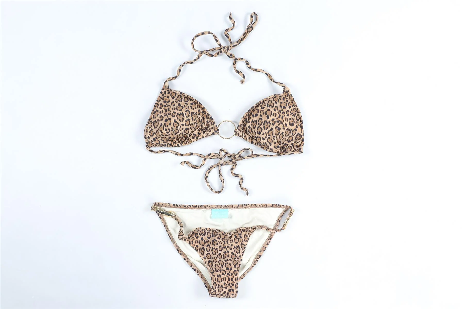 MELISSA ODABASH BROWN BIKINI UK 10-14 - Image 2