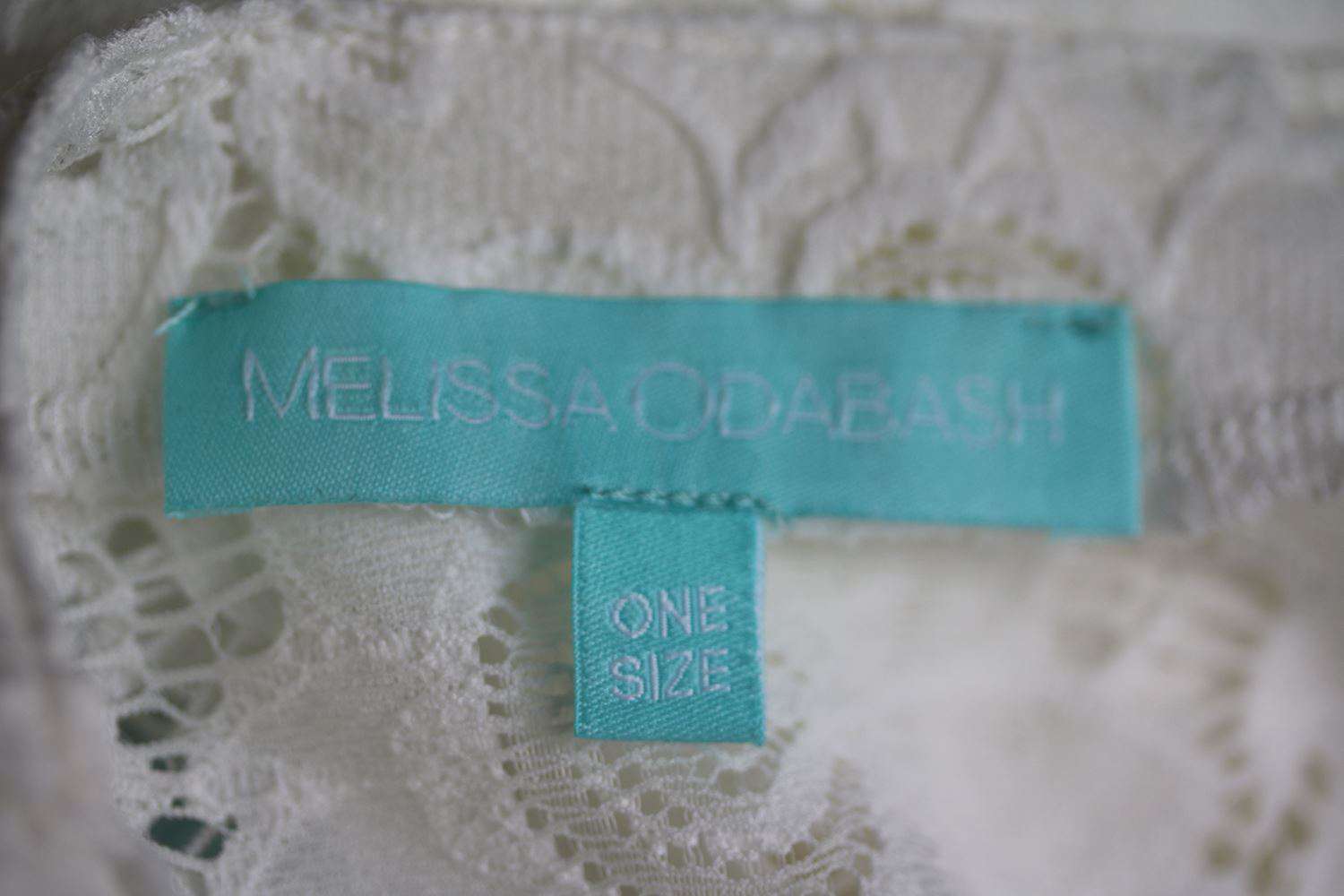 MELISSA ODABASH CINDY LACE-UP LACE COVER-UP ONE SIZE - Image 6