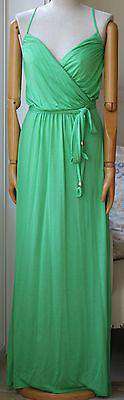 MELISSA ODABASH COVERUP GREEN ZOE KAFTAN MAXI DRESS SMALL - Image 3