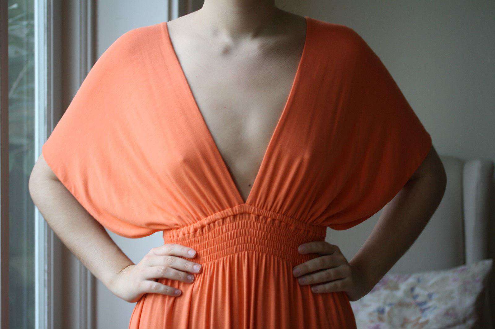 MELISSA ODABASH COVERUP KAFTAN MAXI DRESS SMALL - Image 3
