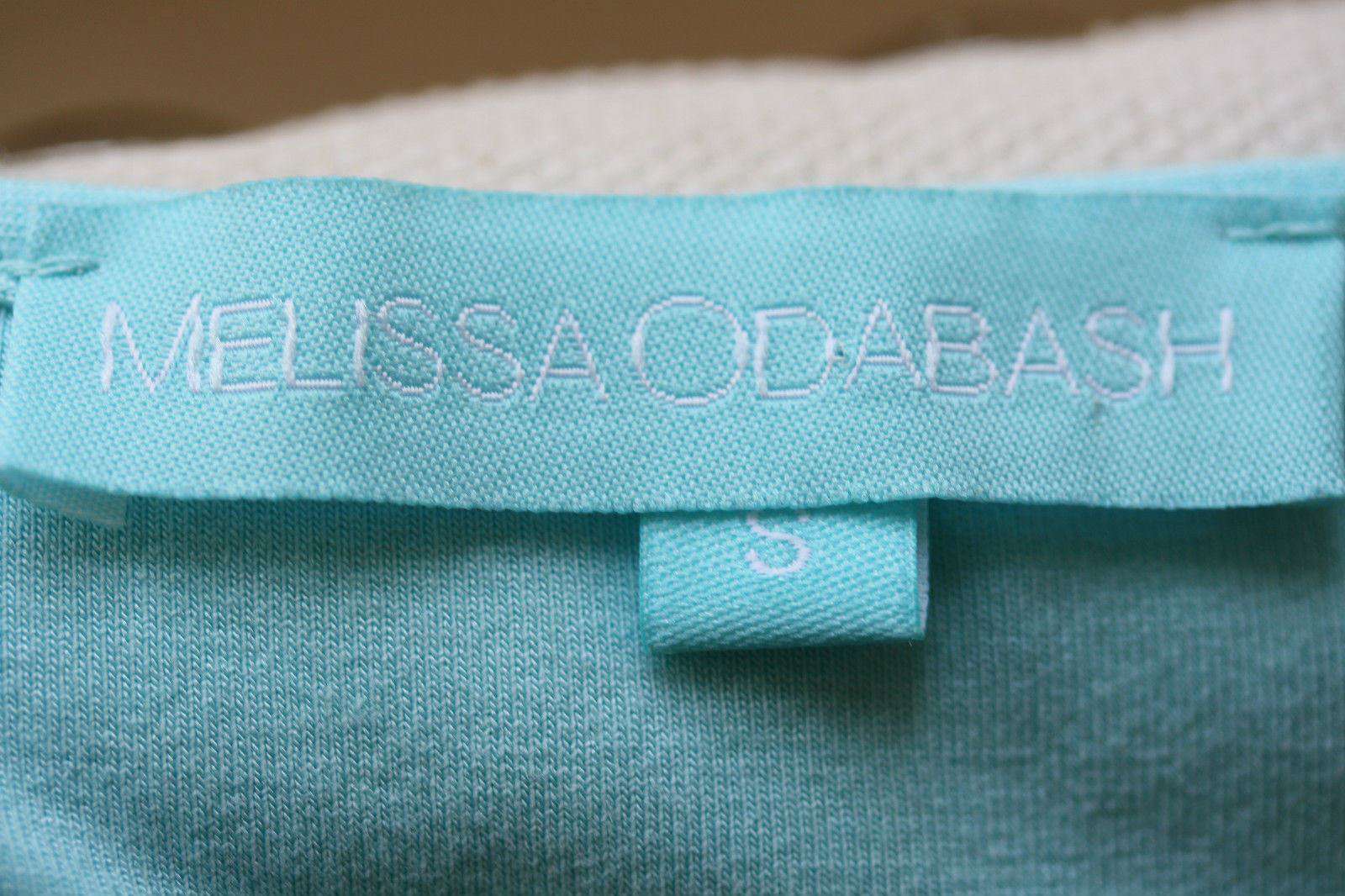 MELISSA ODABASH COVERUP TURQUOISE KAFTAN MAXI DRESS SMALL - Image 2