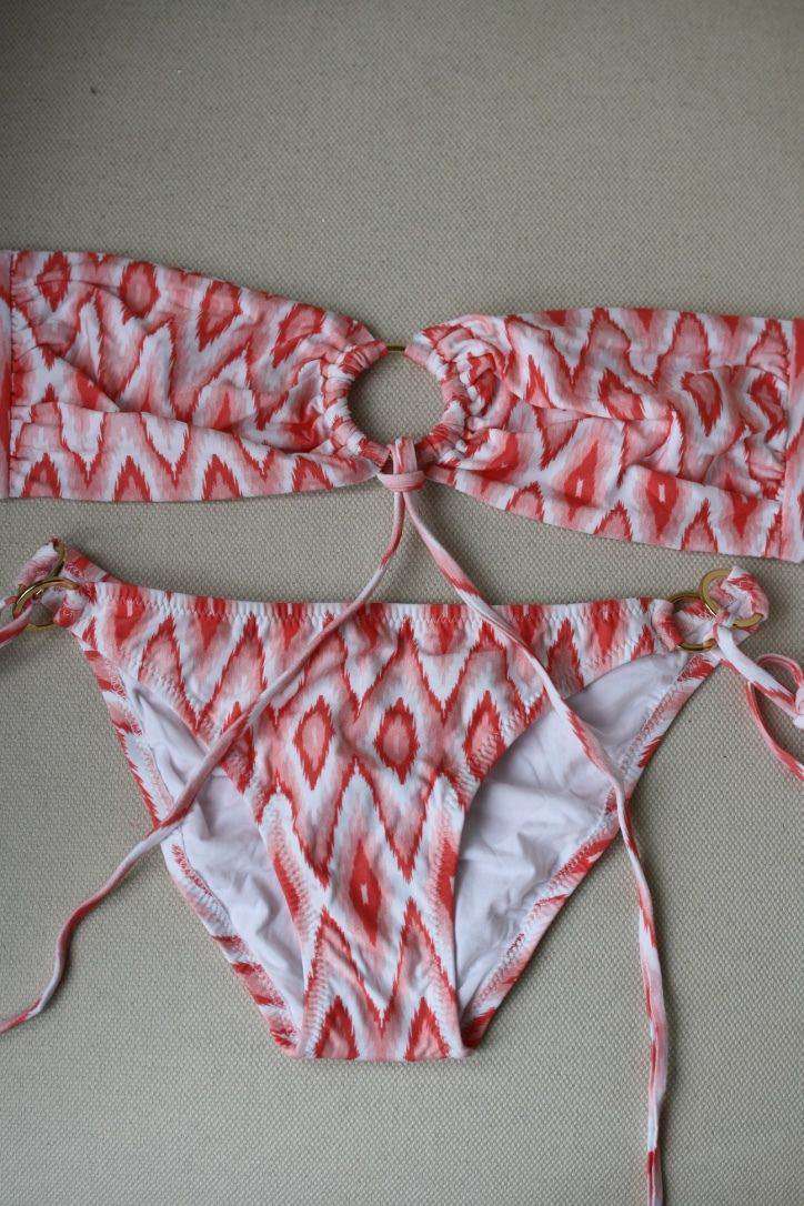 MELISSA ODABASH JANEIRO IKAT CORAL BIKINI UK 10/12 - Image 3