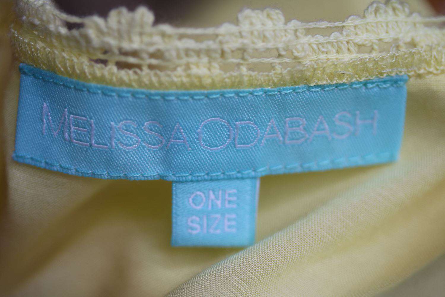 MELISSA ODABASH JESSICA EMBROIDERED KAFTAN DRESS ONE SIZE - Image 5