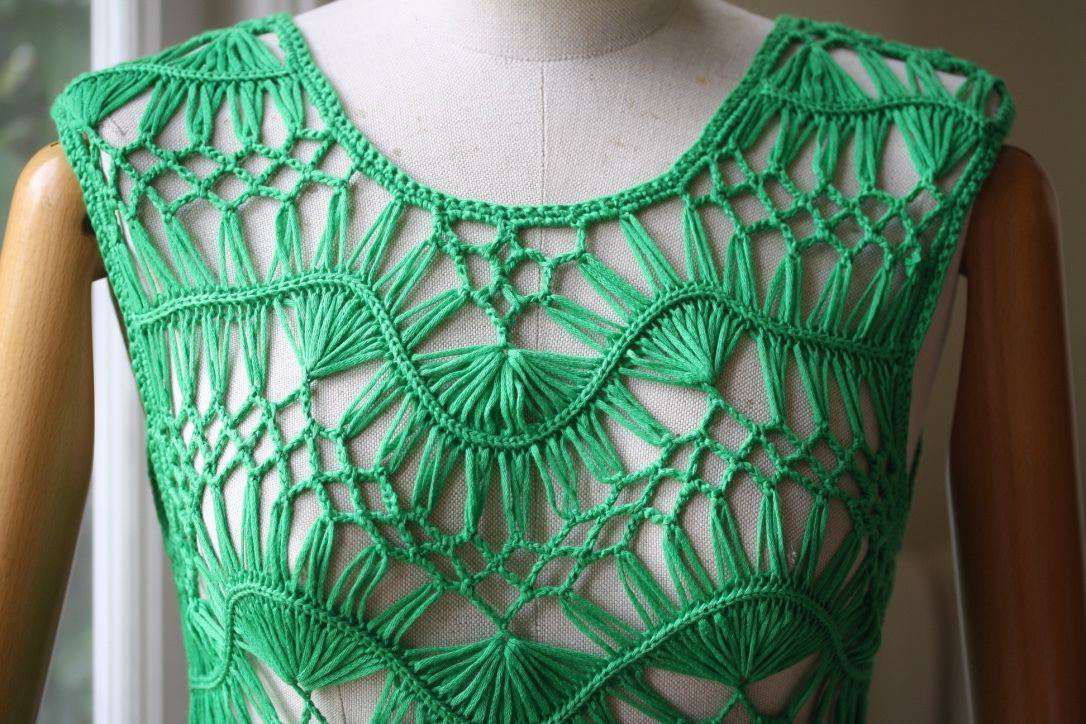 MELISSA ODABASH + JULIEN MACDONALD CINDY CROCHET BEACH DRESS SMALL - Image 9