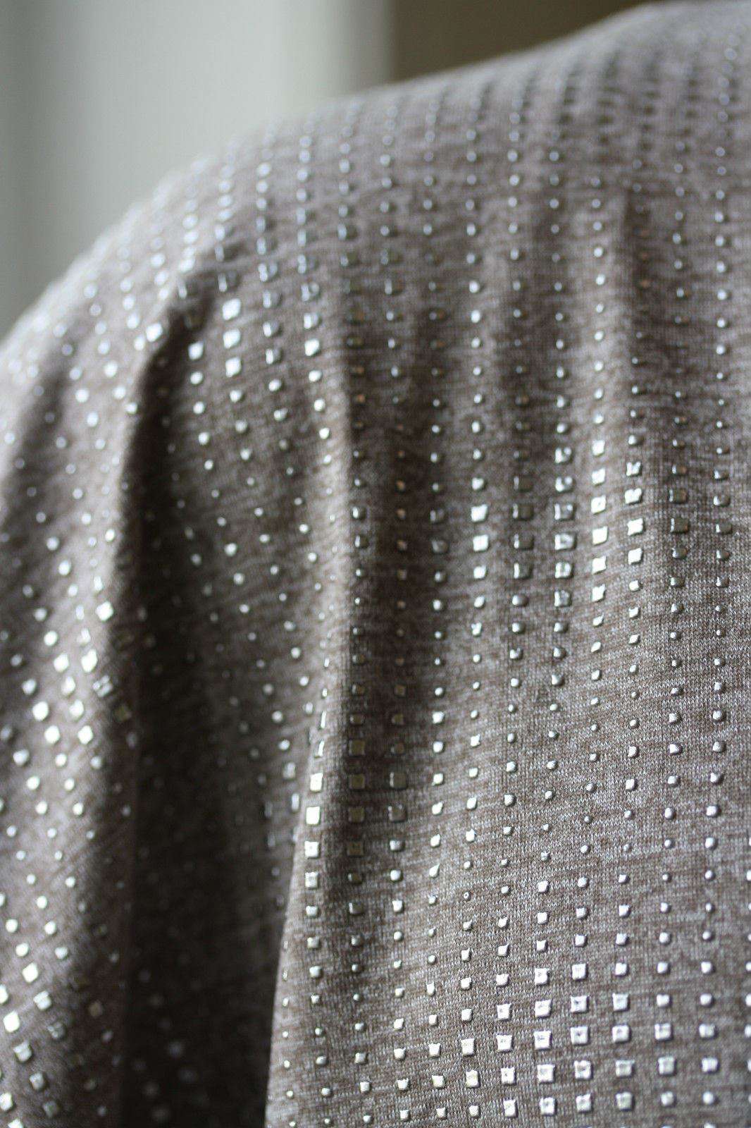 MELISSA ODABASH KAREN SILVER DOTS BEACH COVERUP DRESS SMALL - Image 4