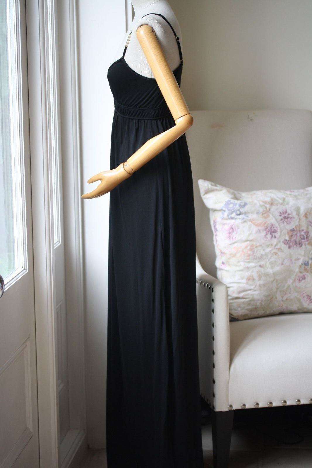 MELISSA ODABASH KATARINA BLACK MAXI DRESS UK 8 US 4 FR 36 - Image 7