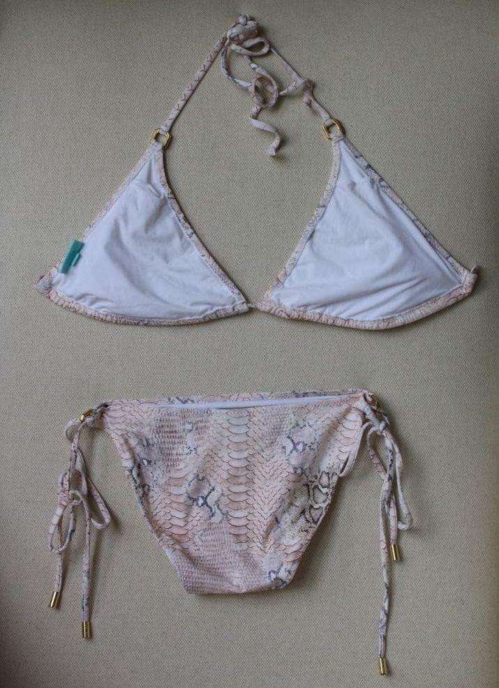 MELISSA ODABASH KEY WEST SNAKE PRINT BIKINI UK 10/16 - Image 4