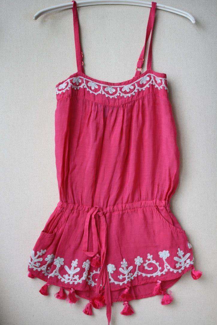 MELISSA ODABASH KIDS BABY EISHA FUCHSIA PLAYSUIT ROMPER 2 YEARS - Image 3