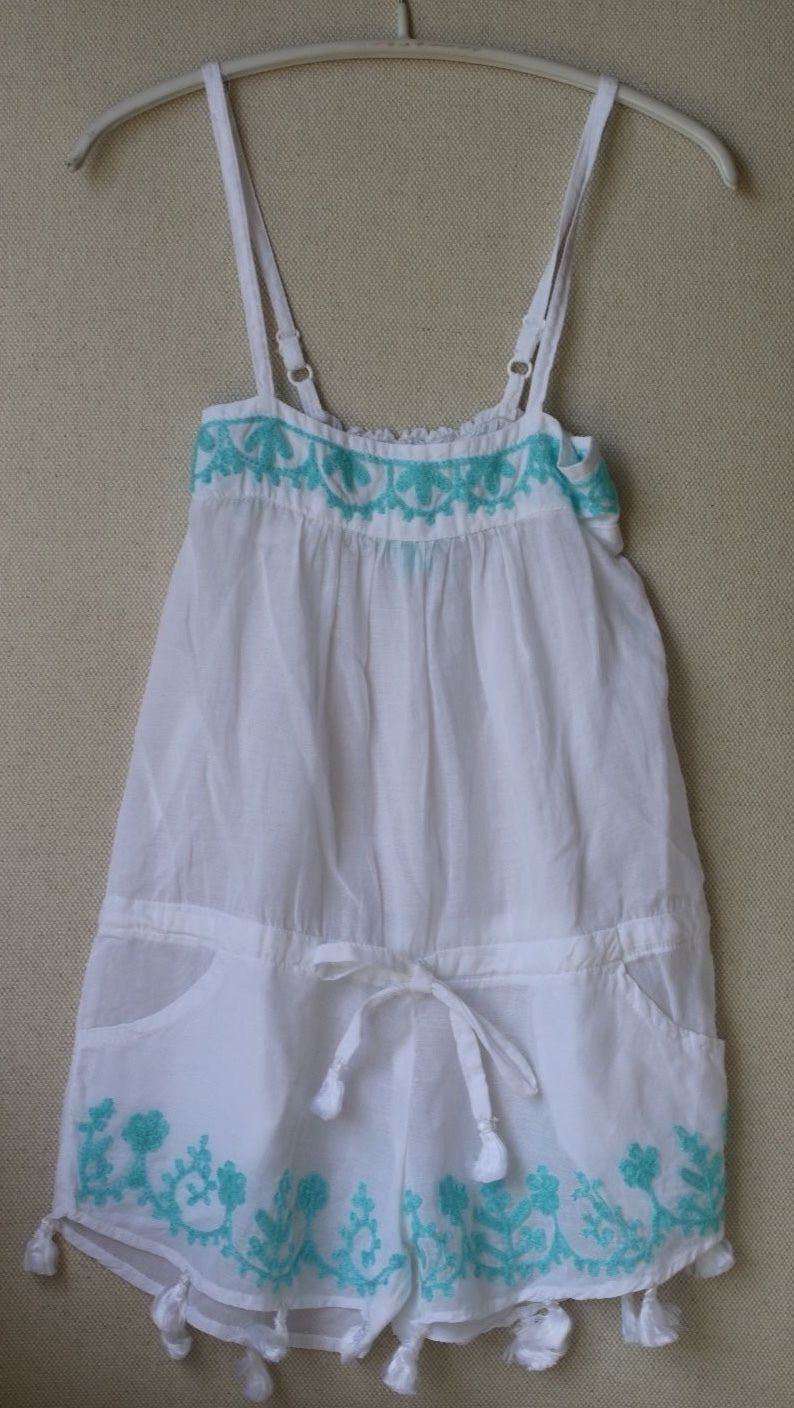 MELISSA ODABASH KIDS BABY EISHA WHITE PLAYSUIT ROMPER 4 YEARS - Image 3