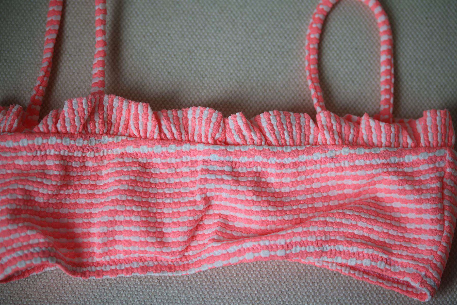 MELISSA ODABASH KIDS CORAL RUFFLE BIKINI 4 YEARS - Image 3