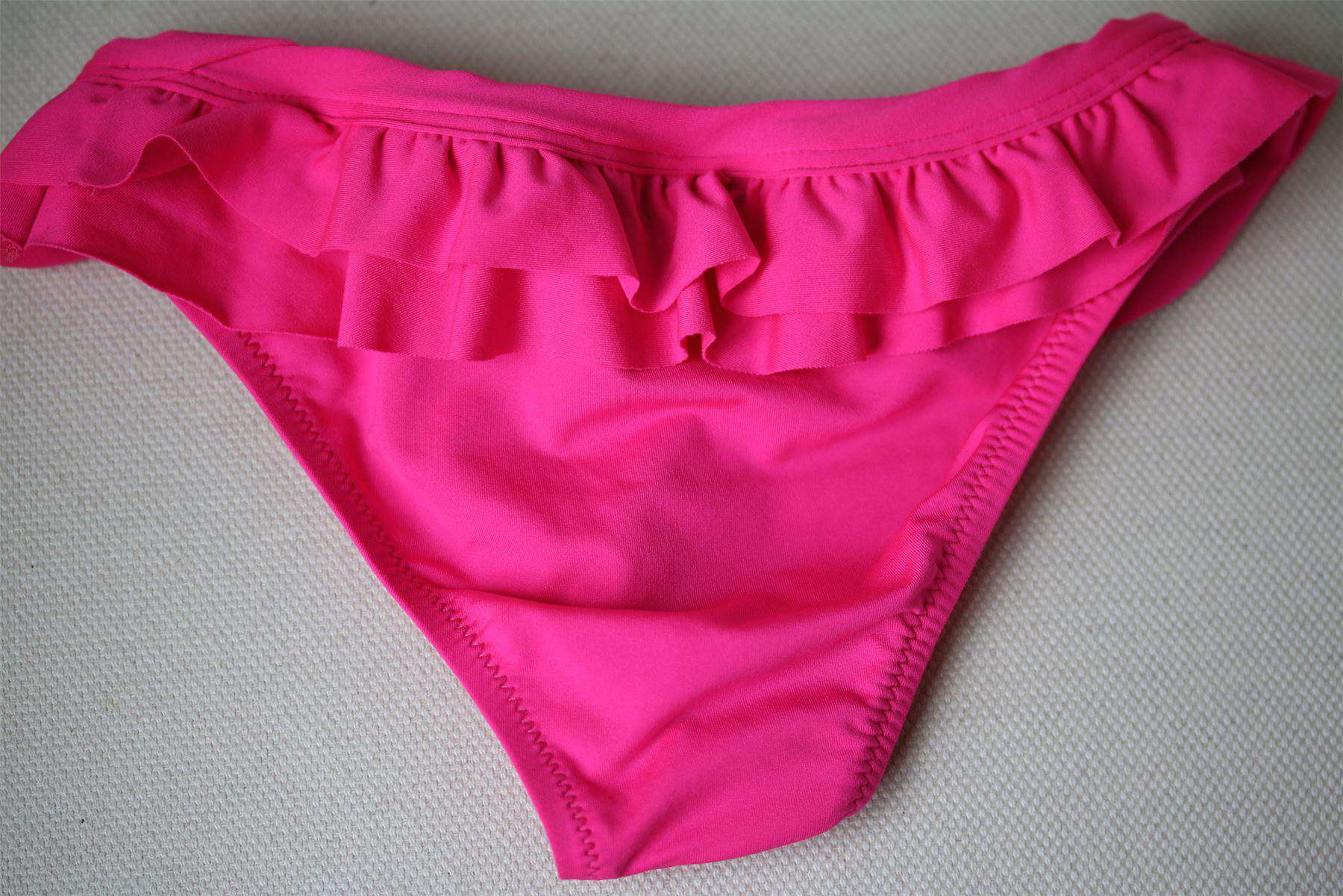 MELISSA ODABASH KIDS FUSCHIA PINK RUFFLE BIKINI 4 YEARS - Image 3