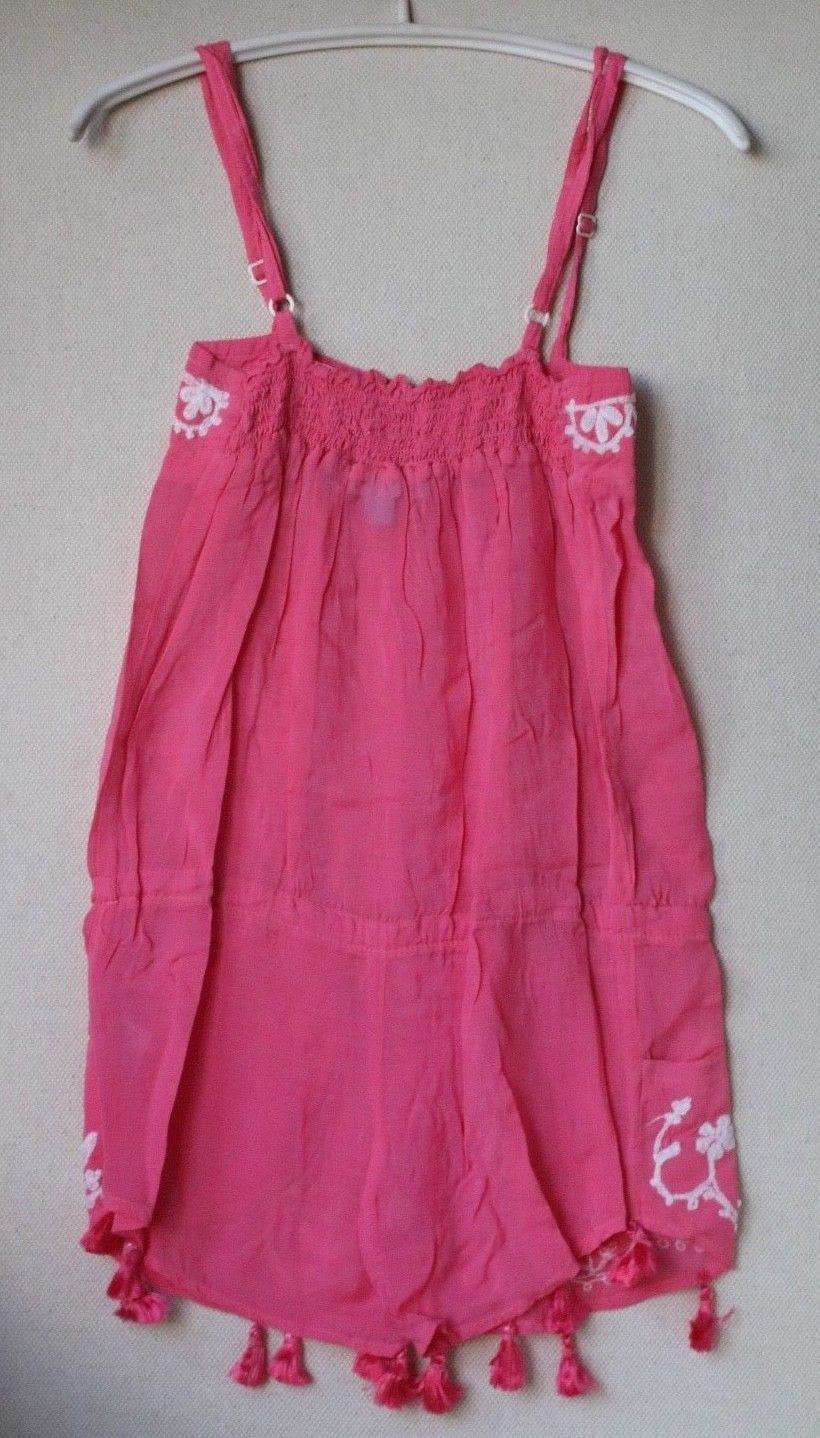 MELISSA ODABASH KIDS GIRLS BRIGHT PINK PLAYSUIT ROMPER 2 YEARS - Image 2