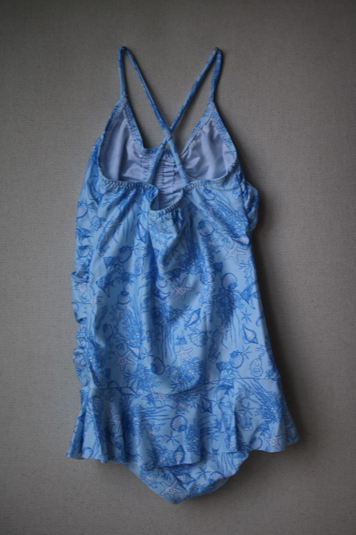MELISSA ODABASH KIDS POPPY SEALIFE BLUE SWIMSUIT 4 YEARS - Image 3
