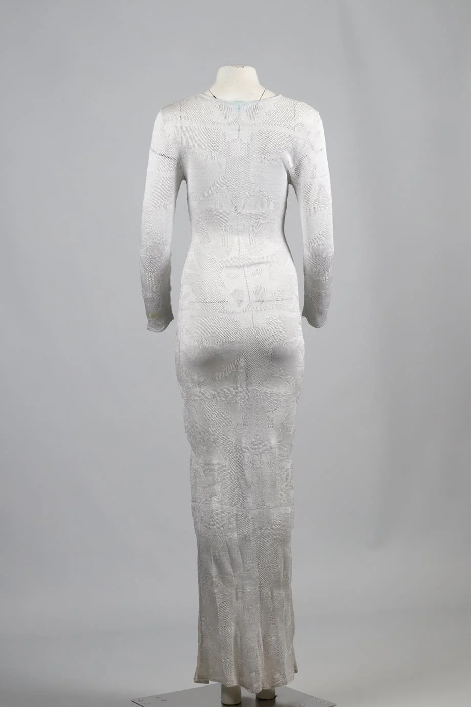 MELISSA ODABASH KNIT MAXI DRESS SMALL - Image 4