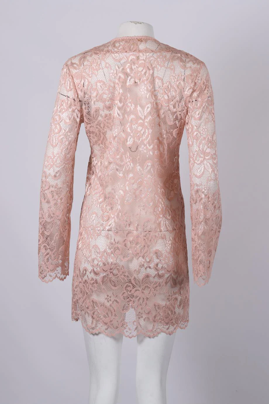 MELISSA ODABASH LACE MINI DRESS MEDIUM - Image 4