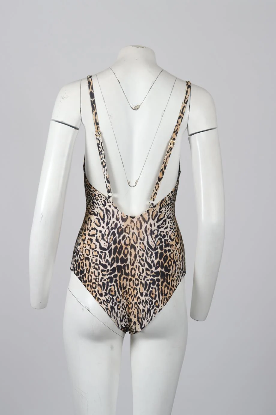 MELISSA ODABASH LEOPARD PRINT SWIMSUIT UK 10 - Image 4
