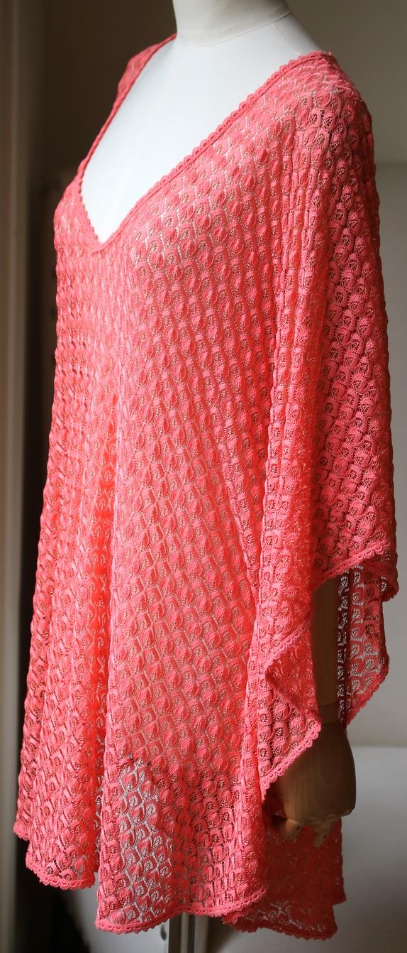 MELISSA ODABASH MADISON CROCHET KNIT COVERUP ONE SIZE - Image 3