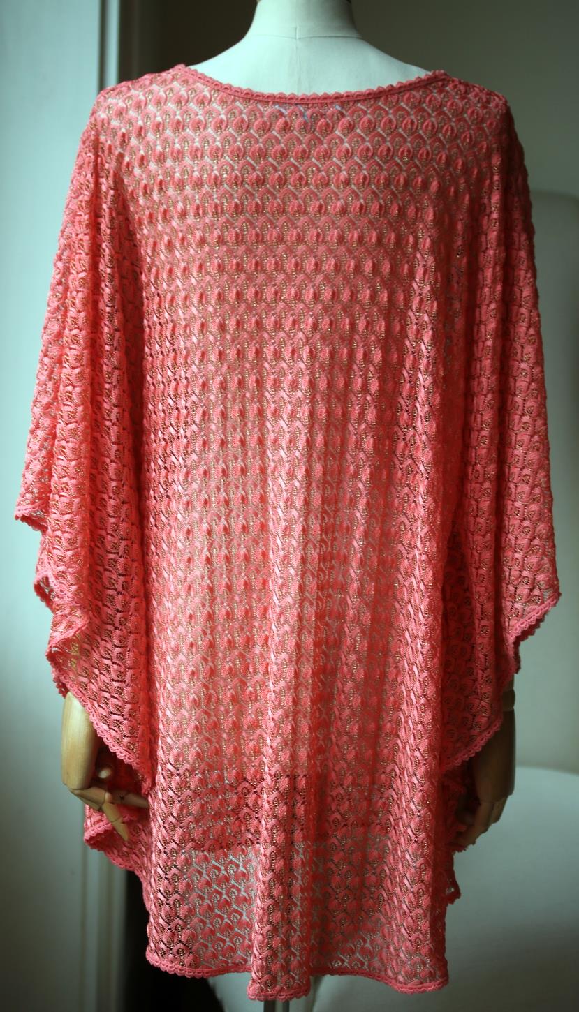MELISSA ODABASH MADISON CROCHET KNIT COVERUP ONE SIZE - Image 4
