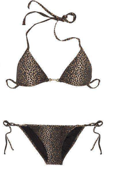 MELISSA ODABASH MAINE CHEETAH BIKINI UK 8 - Image 5