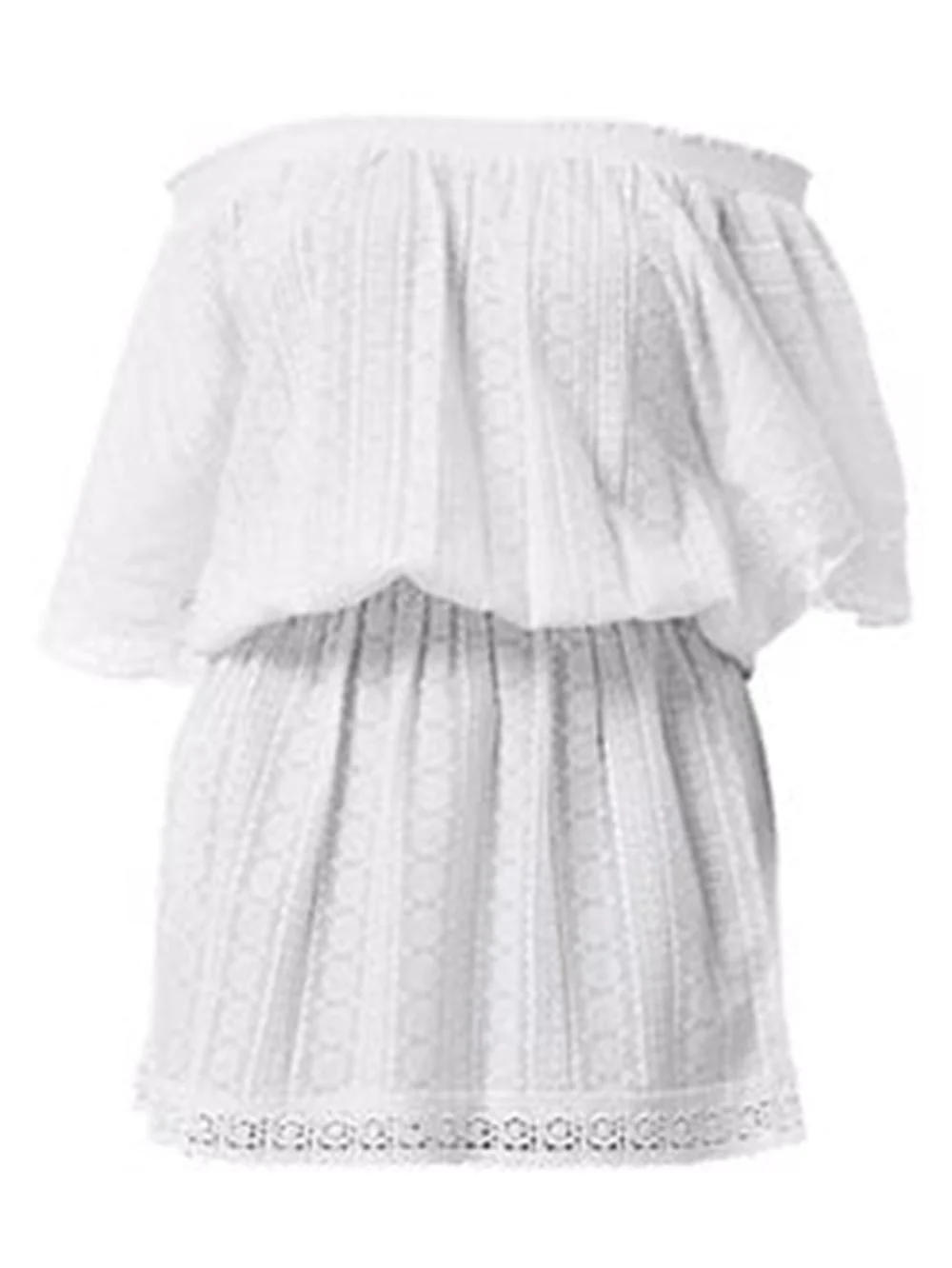 MELISSA ODABASH MICHELLE OFF THE SHOULDER DRESS MEDIUM