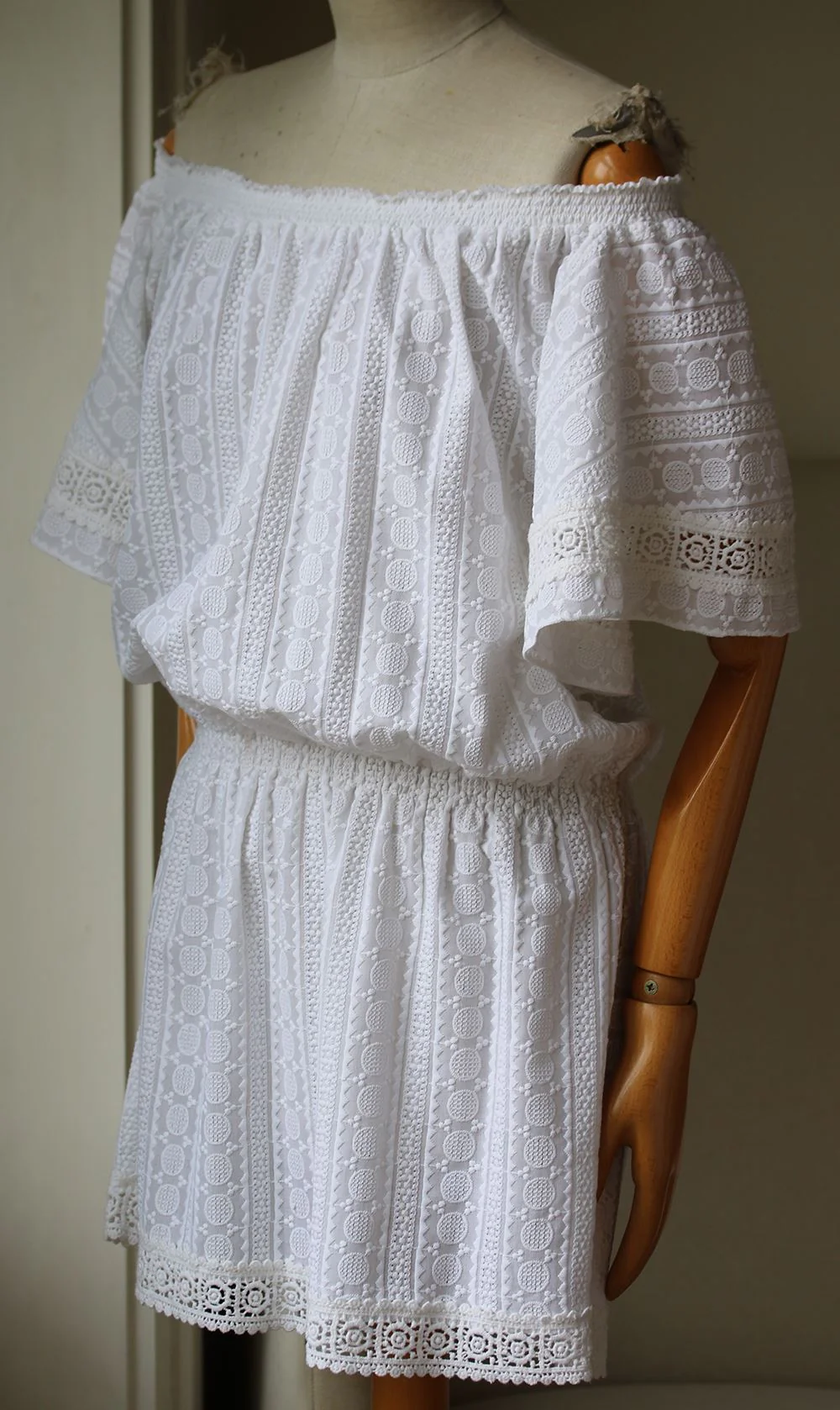 MELISSA ODABASH MICHELLE OFF THE SHOULDER DRESS MEDIUM - Image 3