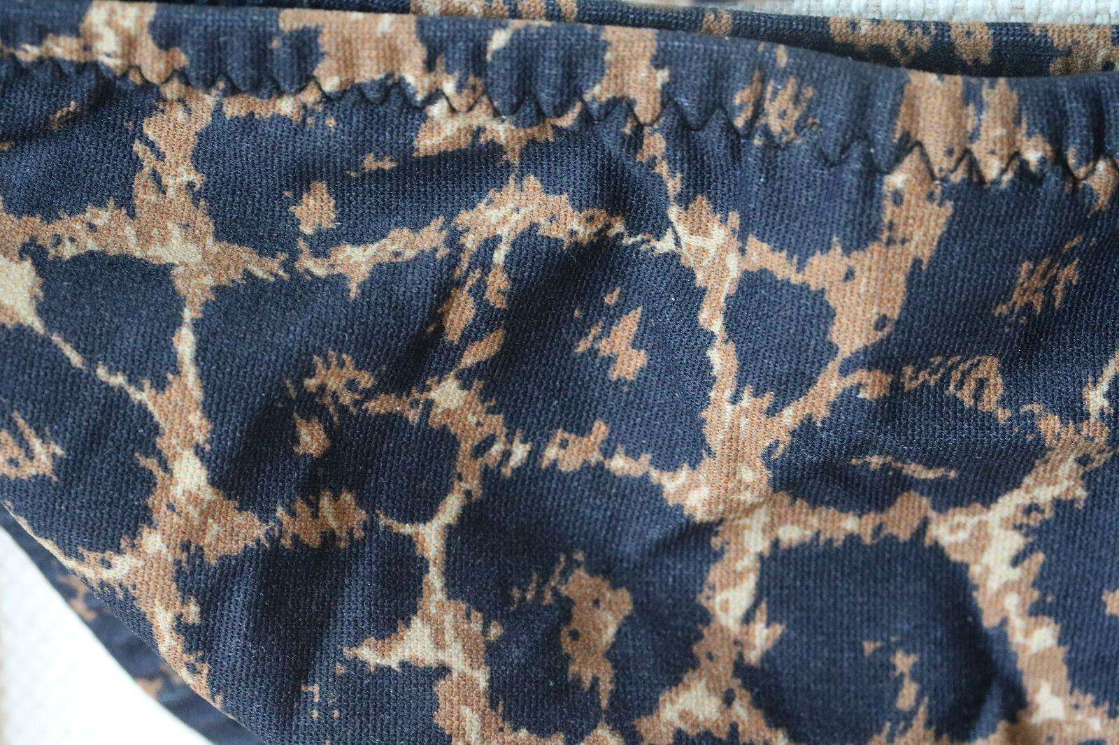 MELISSA ODABASH MONTE CARLO CHEETAH PRINT TRIANGLE BIKINI UK 10/UK 16 - Image 3