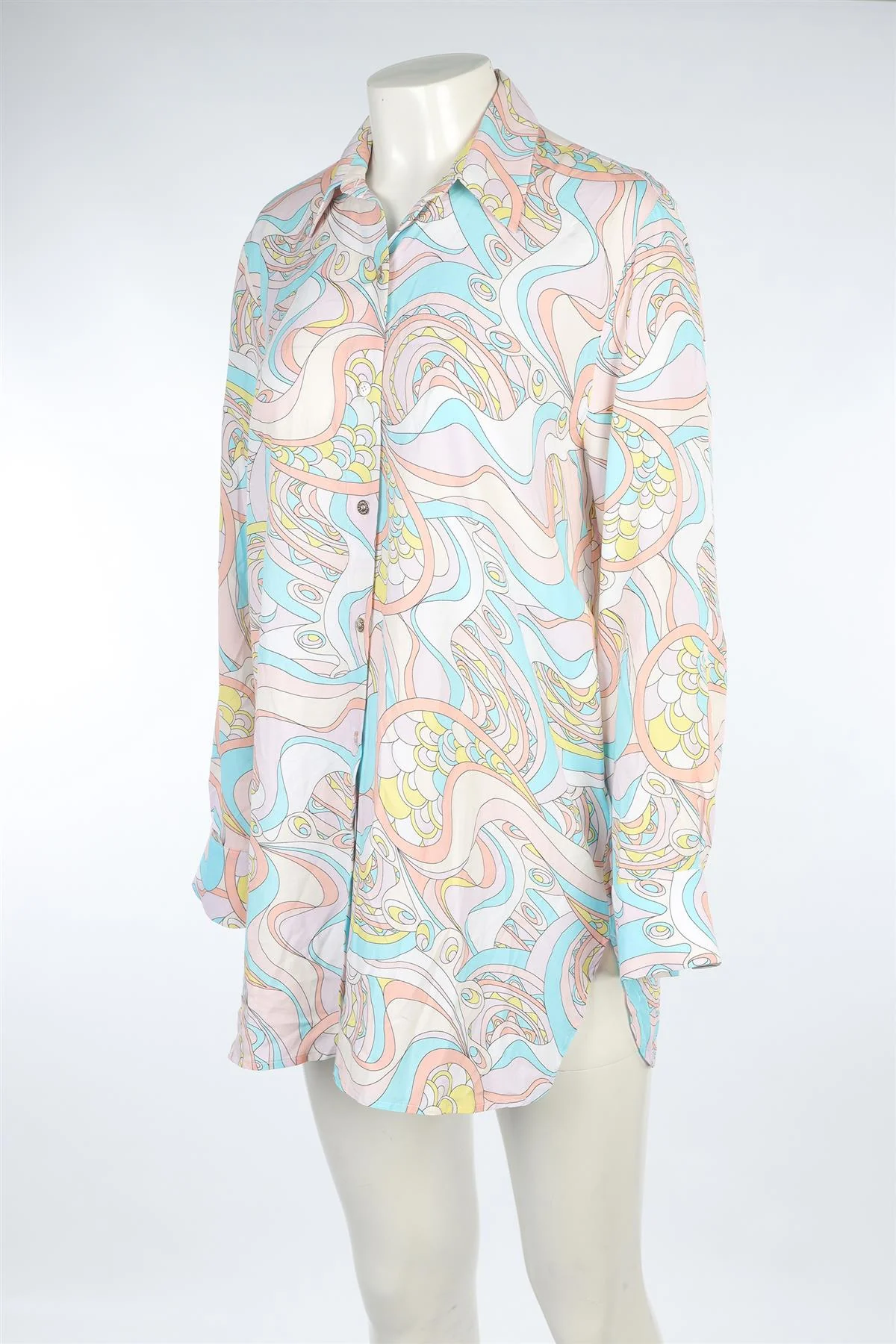 MELISSA ODABASH MULTI WOVEN SHIRT MEDIUM - Image 3