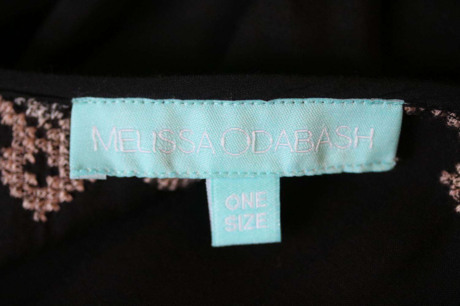 MELISSA ODABASH NIC EMBROIDERED KIMONO KAFTAN ONE SIZE - Image 5