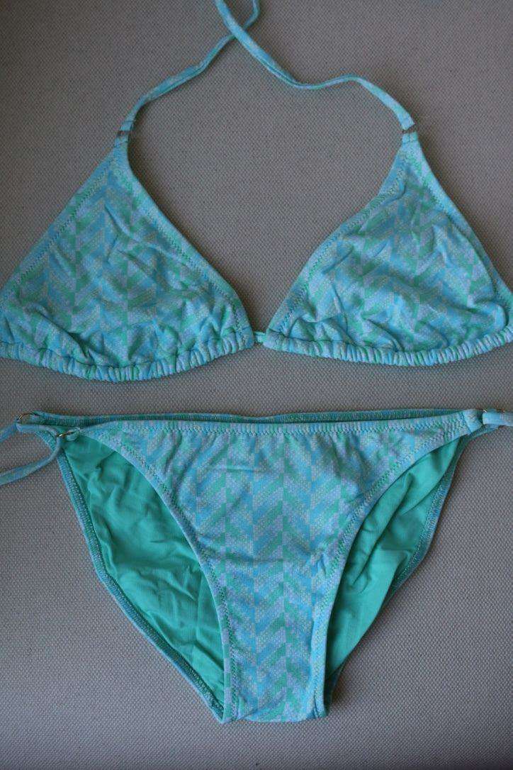 MELISSA ODABASH PORTUGAL AQUA PRINT BIKINI UK 10/14 - Image 2