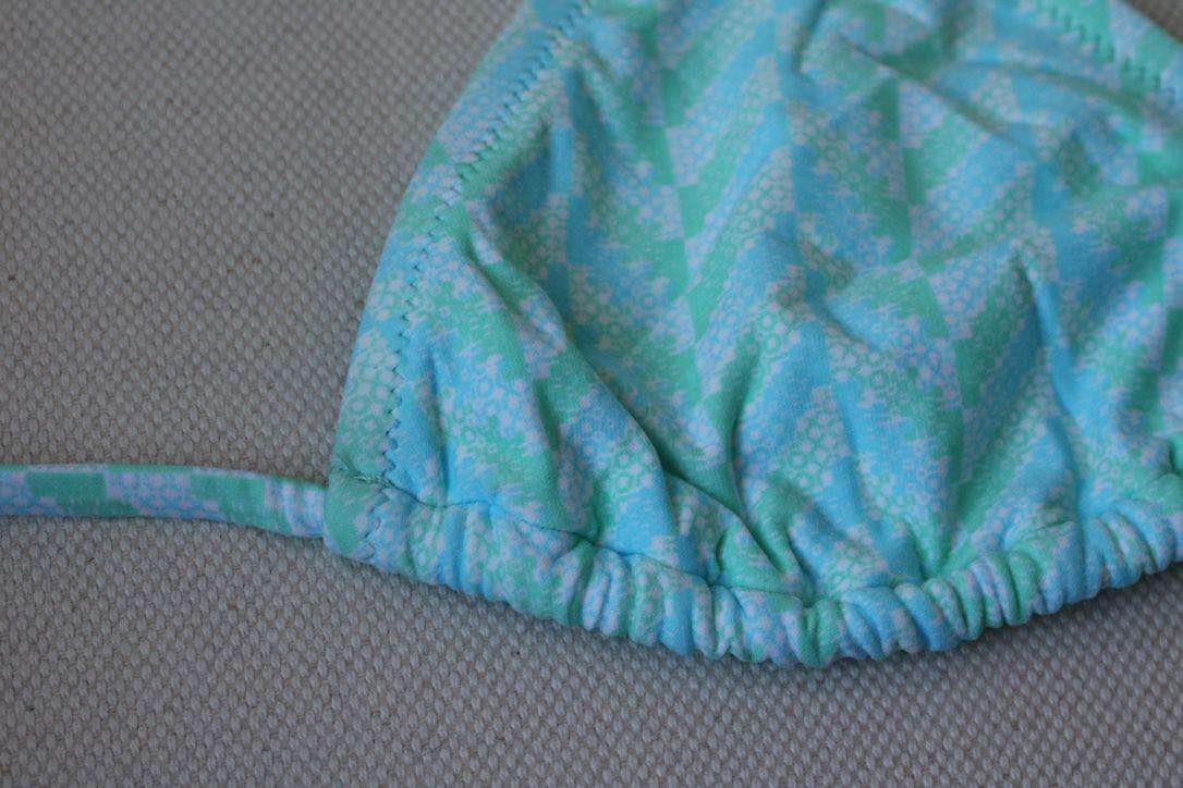 MELISSA ODABASH PORTUGAL AQUA PRINT BIKINI UK 10/14 - Image 6