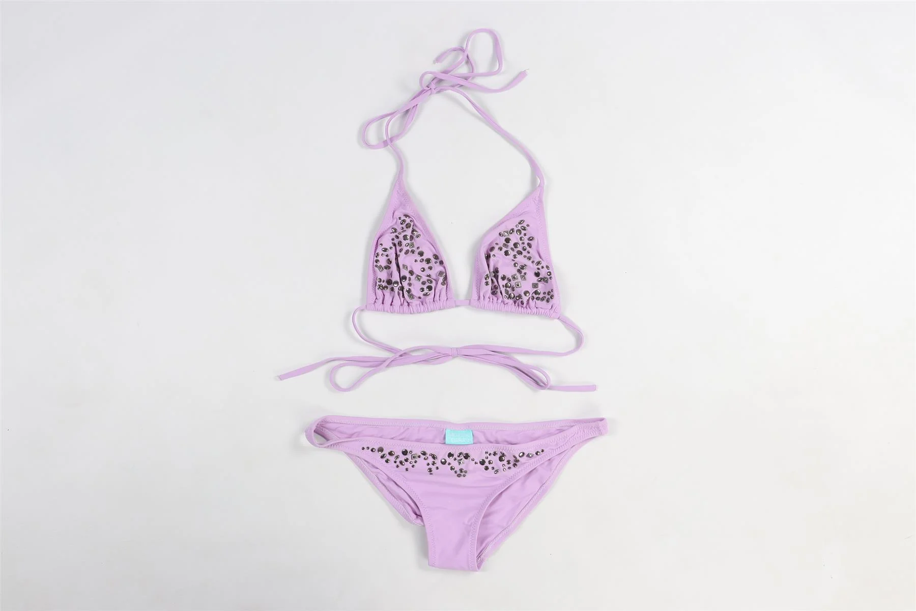 MELISSA ODABASH PURPLE BIKINI UK 10-14 - Image 2