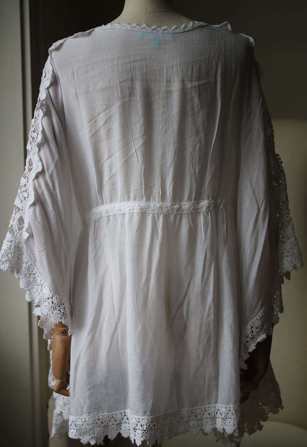 MELISSA ODABASH ROBY MACRAMÉ-LACE TRIMMED DRESS ONE SIZE - Image 6