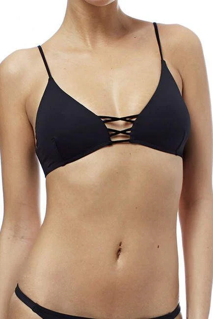 MELISSA ODABASH SARDINIA PURPLE TRIANGLE TOP AND KEY WEST BIKINI UK 10/14 - Image 6