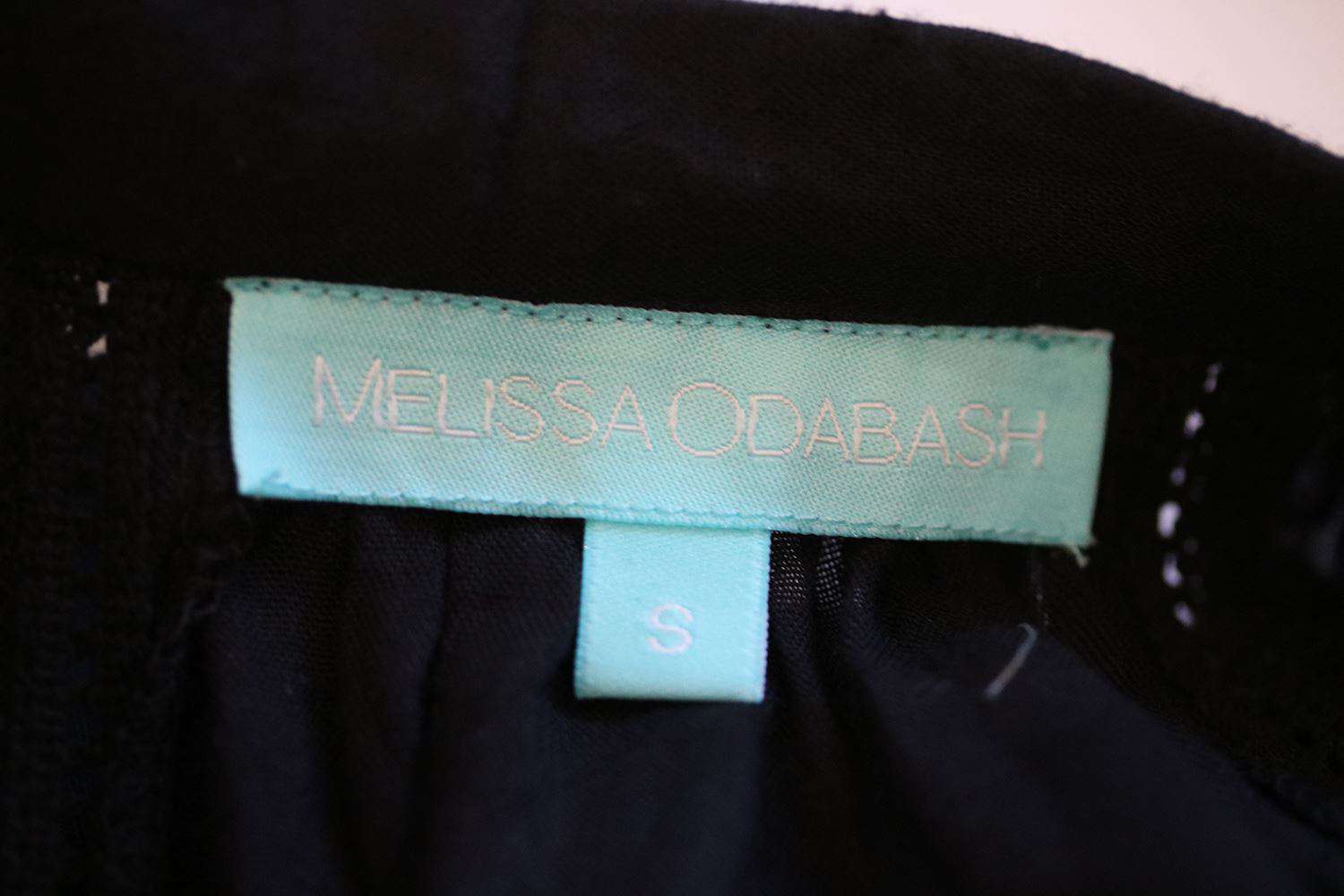 MELISSA ODABASH SIENNA EMBROIDERED LONG DRESS SMALL - Image 2