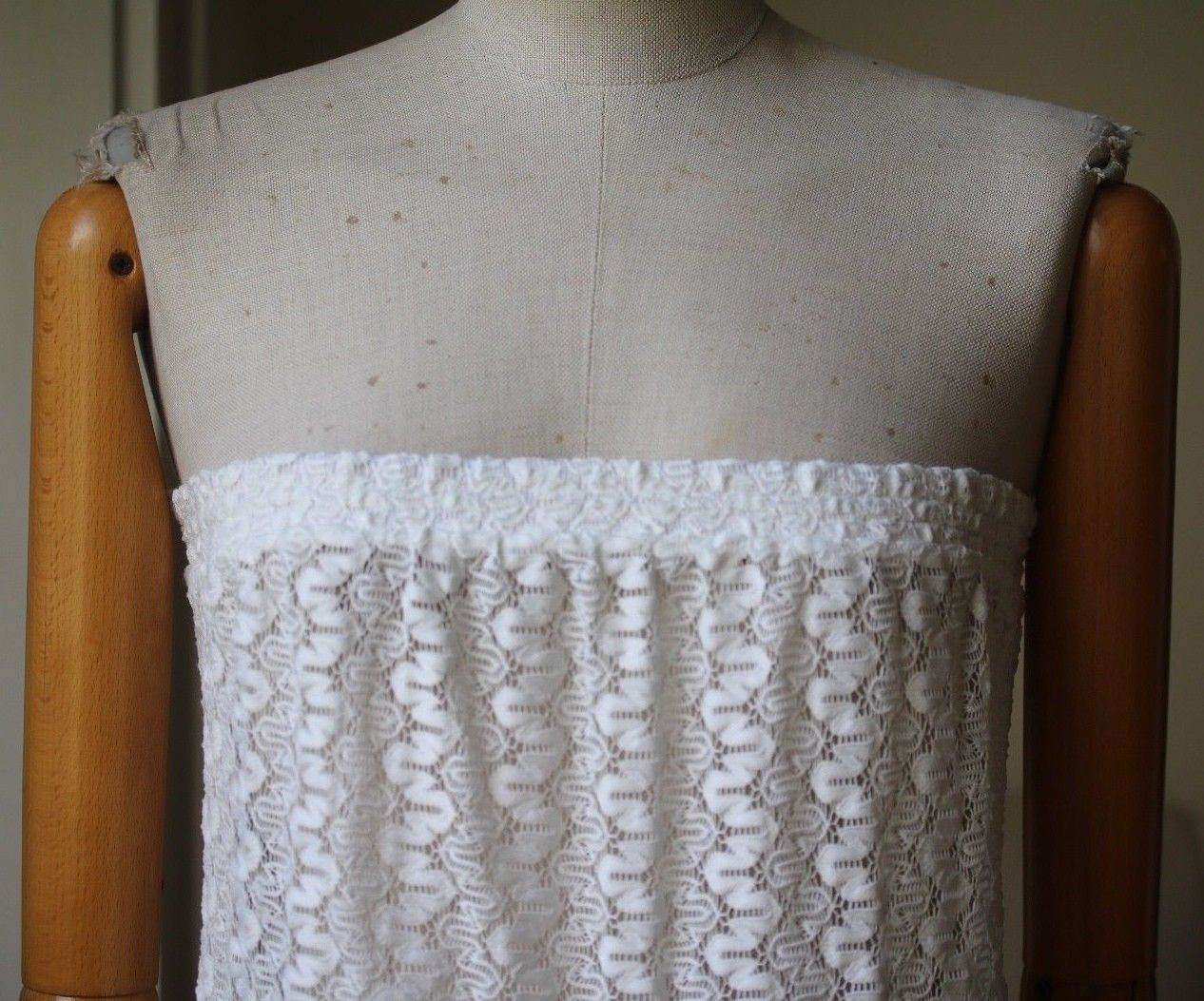 MELISSA ODABASH STELLA CROCHET-KNIT JUMPSUIT SMALL - Image 3