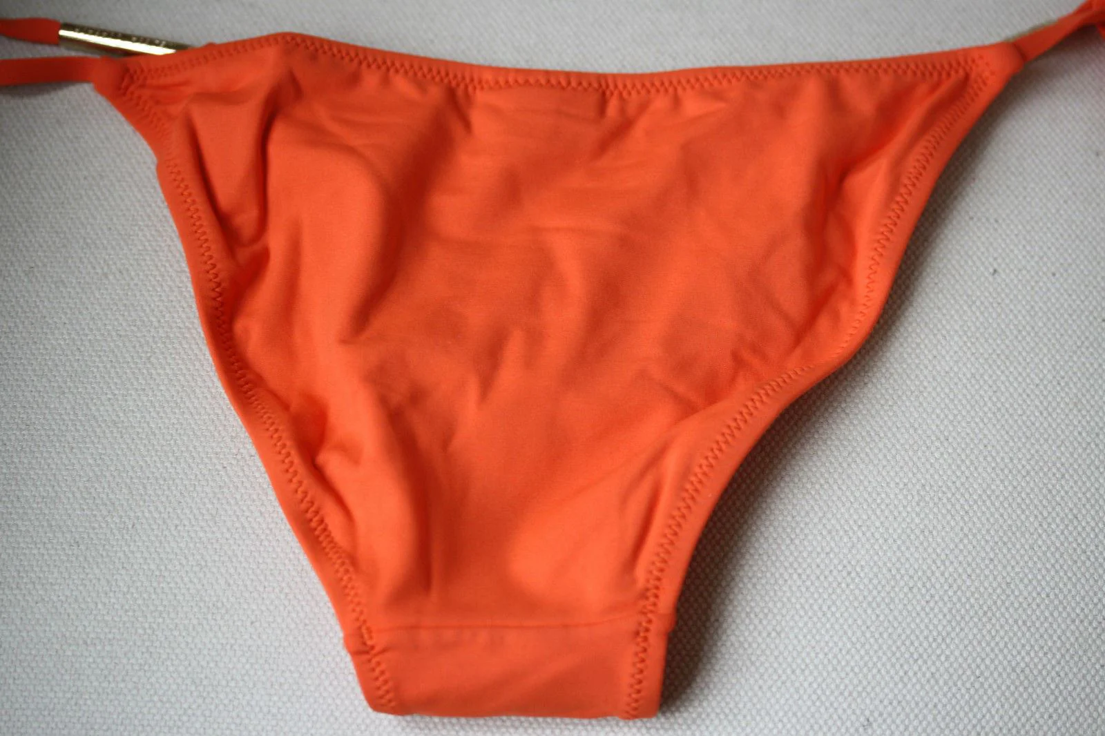 MELISSA ODABASH VERONA ORANGE BIKINI UK 10/14 - Image 4