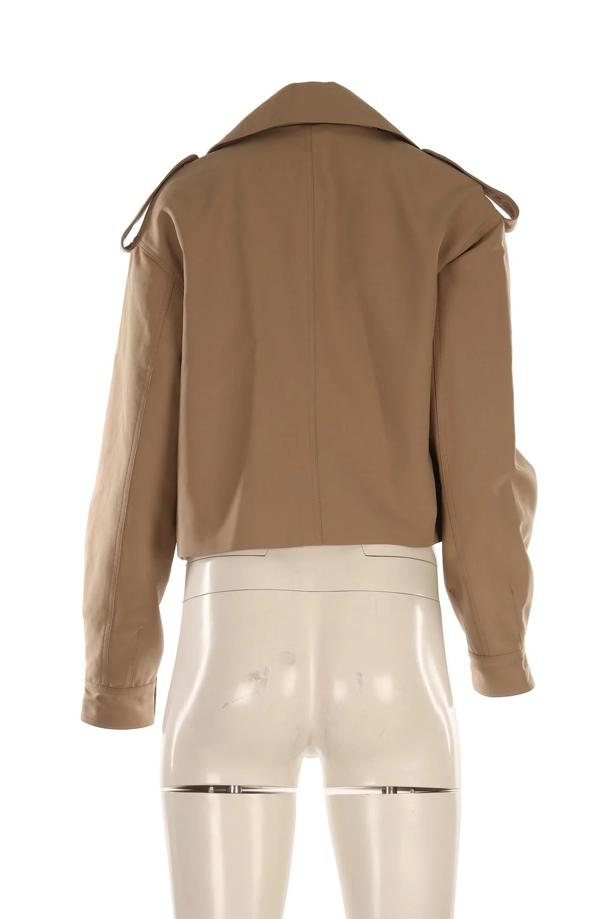 MEOTINE BEIGE COTTON JACKET SMALL - Image 3