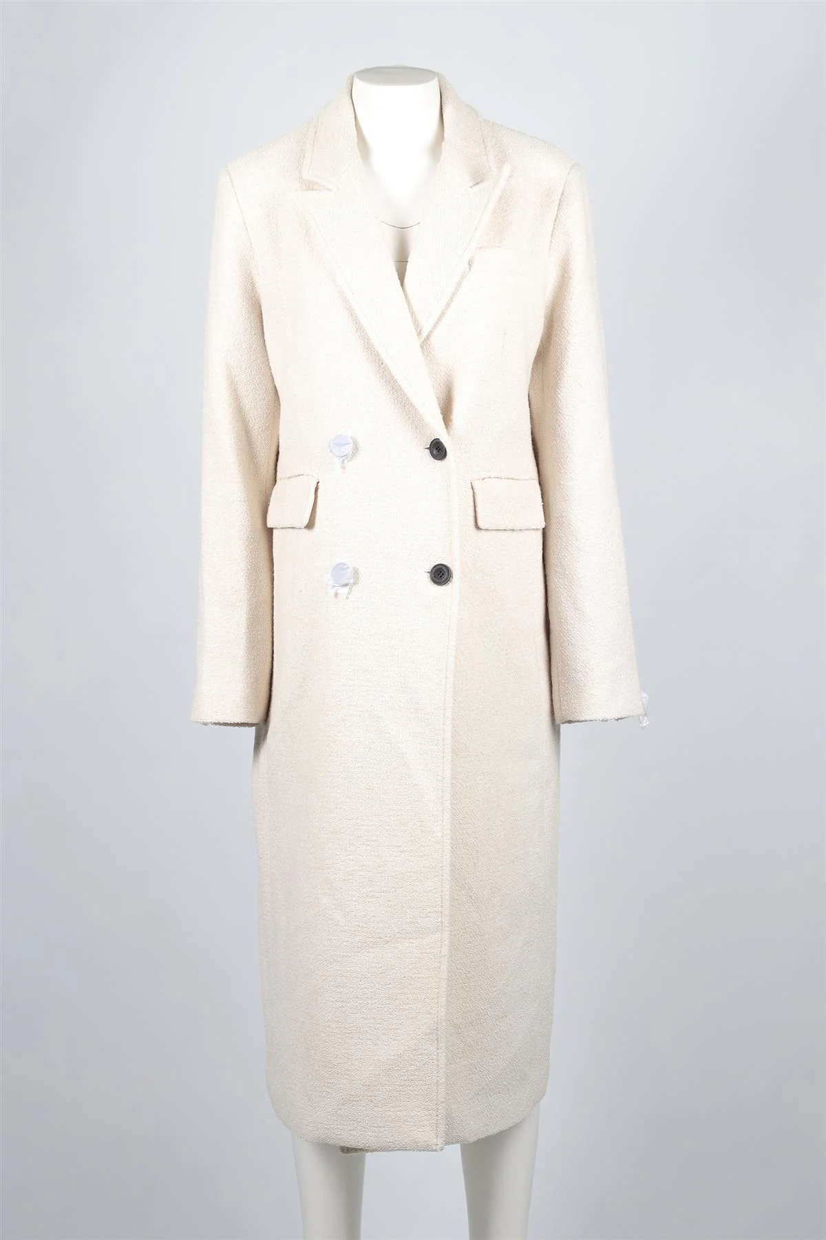 MEOTINE CREAM WOOL COAT XSMALL-SMALL - Image 6