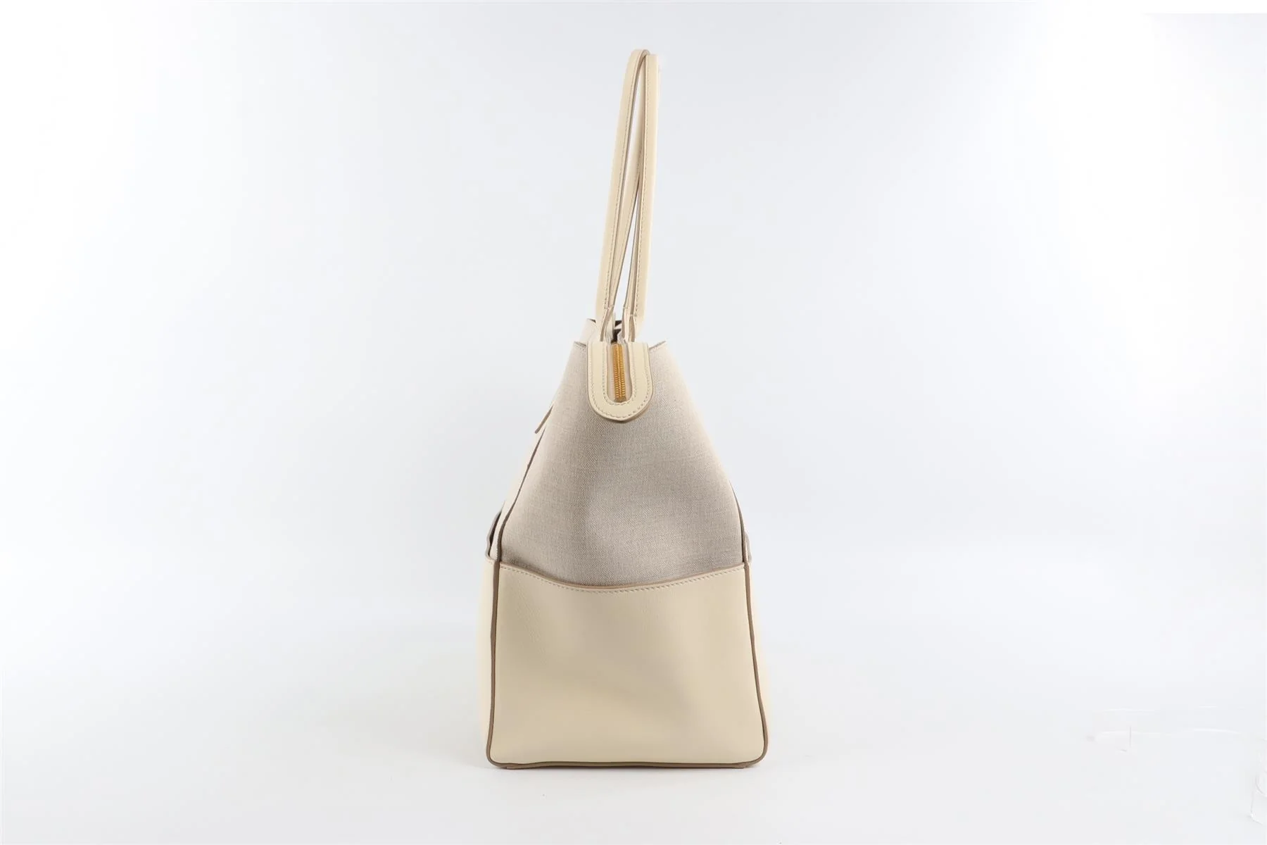MÉTIER CREAM INCOGNITO SMALL LINEN TOTE BAG - Image 4