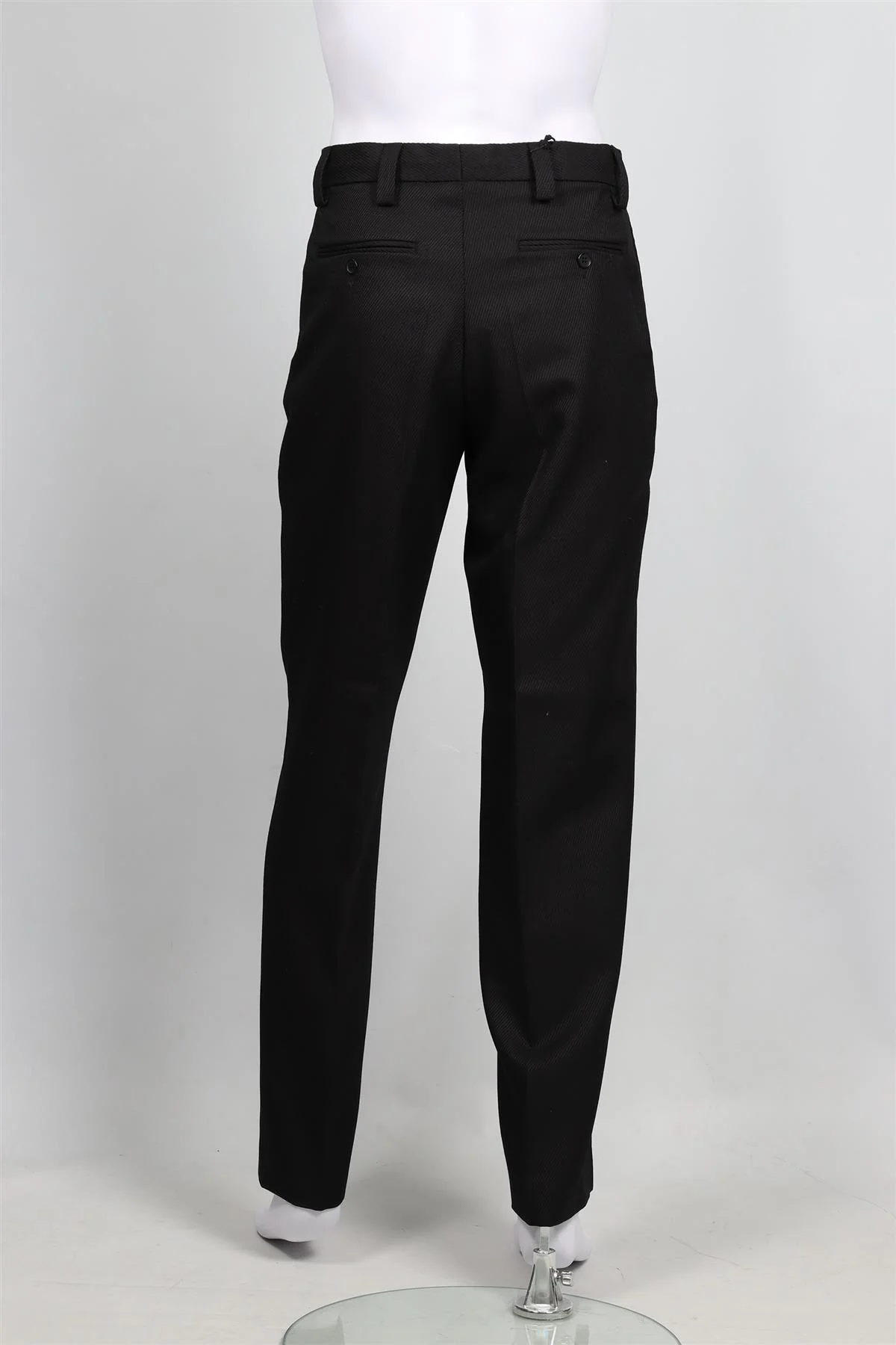 MFPEN BLACK MEN'S WOOL TROUSERS SMALL - Image 4