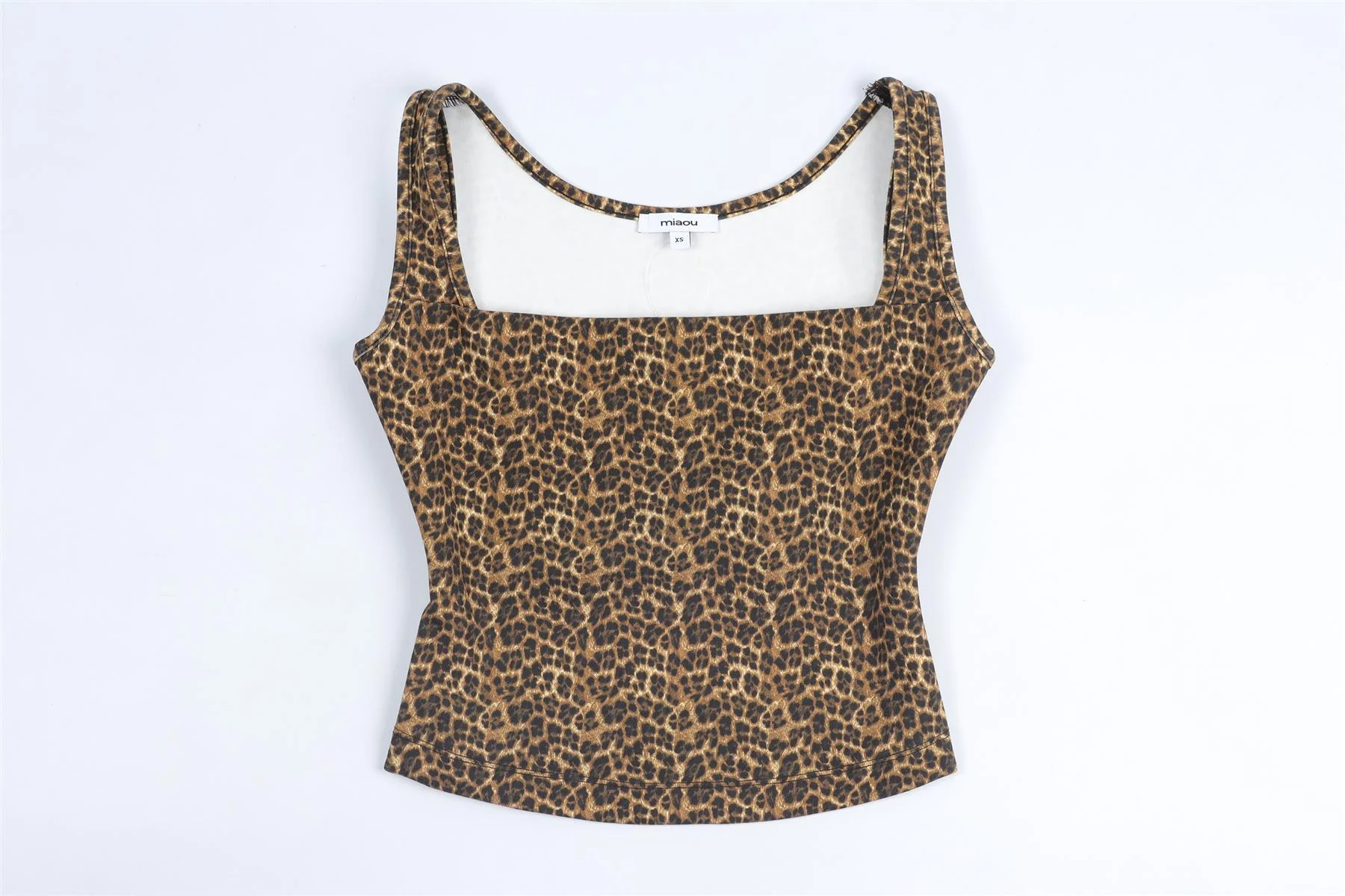 MIAOU BROWN RAYON TOP XSMALL - Image 2
