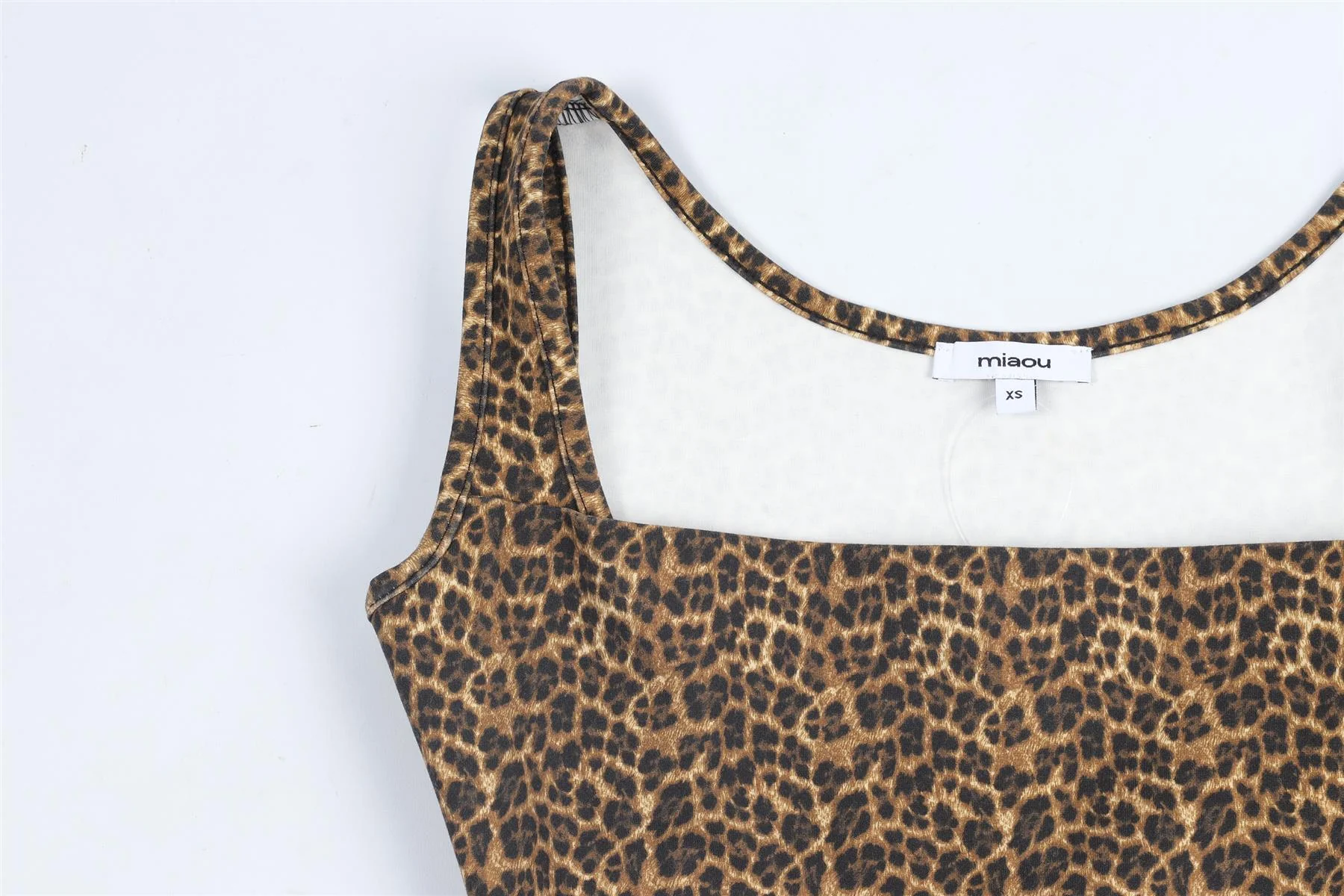 MIAOU BROWN RAYON TOP XSMALL - Image 3
